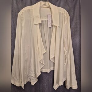 Soft Surroundings 3X White Fontaine Jacket NWT